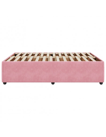 Giroletto Rosa 160x200 cm in Velluto
