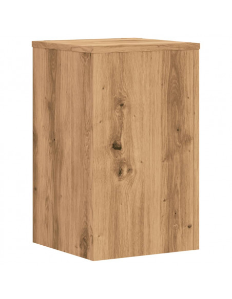 Supporti per Piante 2 pz Rovere 30x30x50 cm in Multistrato