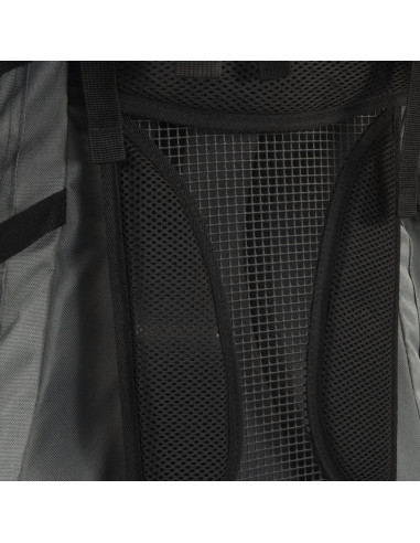 Zaino da Trekking Grigio 60 L in Tessuto Oxford