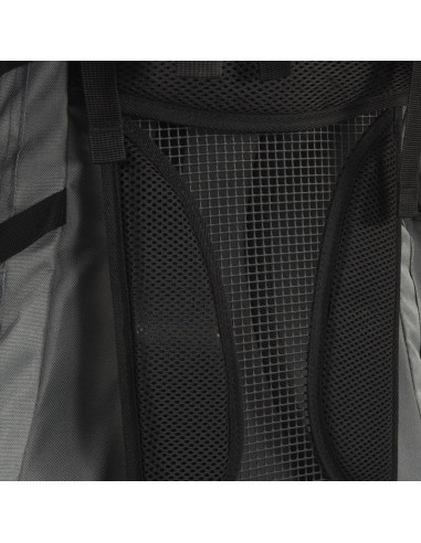 Zaino da Trekking Grigio 100 L in Tessuto Oxford