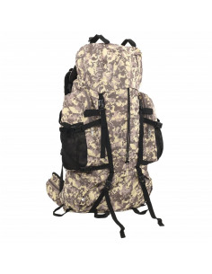 Zaino da Trekking Cammello Mimetico 80 L in Tessuto Oxford 2
