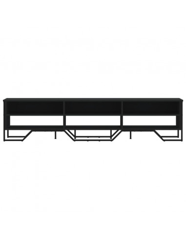 Mobile Porta TV Nero 180x34x41 cm in Legno Multistrato