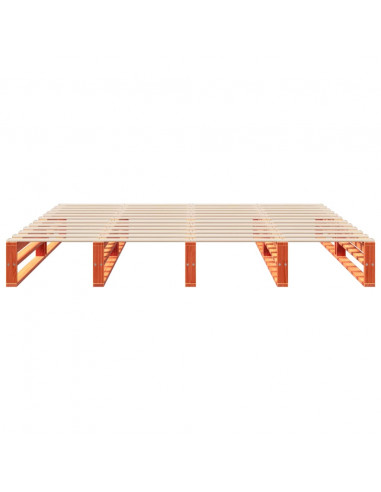 Giroletto Marrone Cera 200x200 cm in Legno Massello di Pino