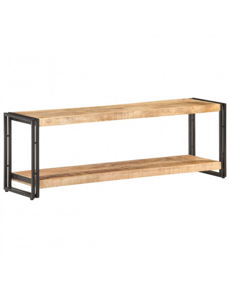Mobile Porta TV 120x30x40 cm in Legno di Mango Grezzo