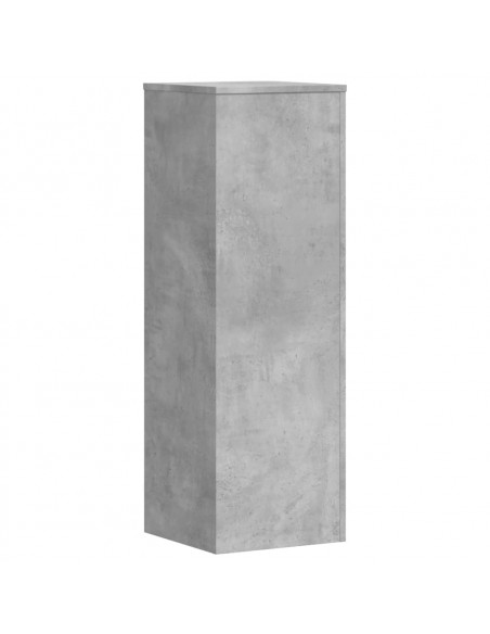 Supporto per Piante Grigio 33x33x100 cm in Truciolato