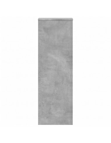 Supporto per Piante Grigio 33x33x100 cm in Truciolato