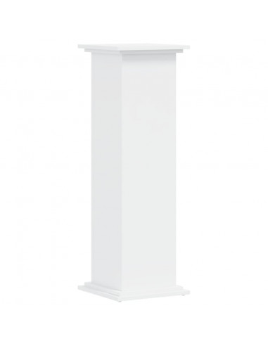 Supporto per Piante Bianco 33x33x100 cm in Truciolato