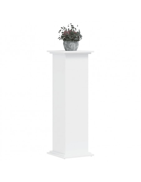 Supporto per Piante Bianco 33x33x100 cm in Truciolato