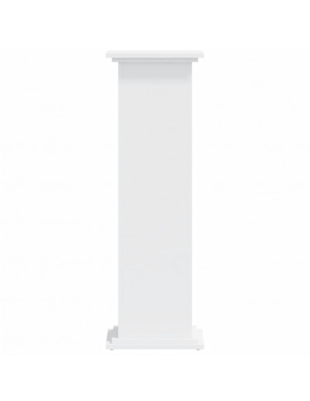 Supporto per Piante Bianco 33x33x100 cm in Truciolato