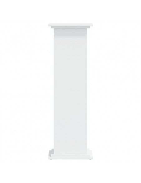 Supporto per Piante Bianco 33x33x100 cm in Truciolato