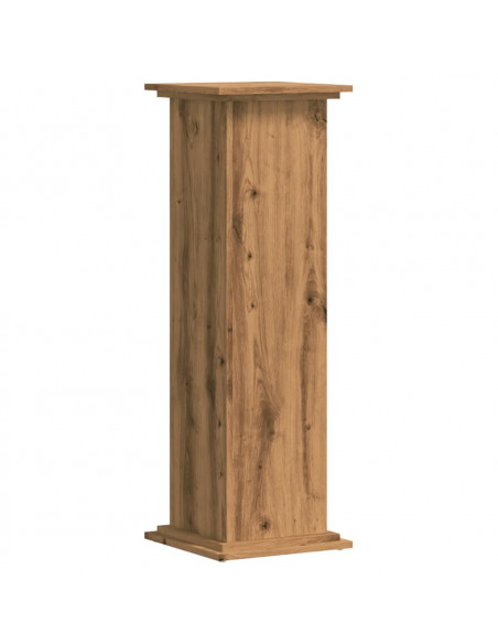 Supporto per Piante Rovere Artigianale 33x33x100 cm Truciolato