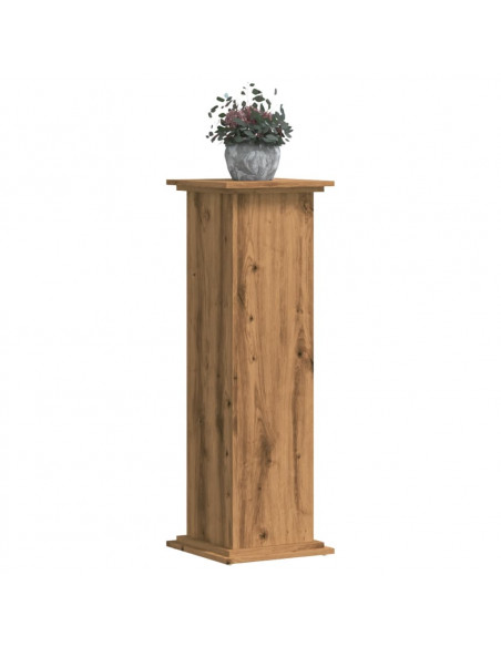 Supporto per Piante Rovere Artigianale 33x33x100 cm Truciolato
