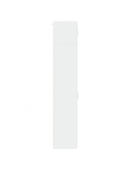 Mobile Sottile Bianco 45x42,5x225 cm in Truciolato