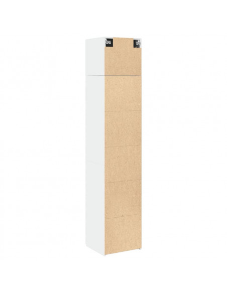 Mobile Sottile Bianco 45x42,5x225 cm in Truciolato