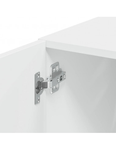 Mobile Sottile Bianco 45x42,5x225 cm in Truciolato