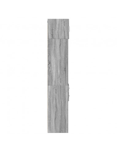 Mobile Sottile Grigio Sonoma 30x42,5x225 cm in Truciolato