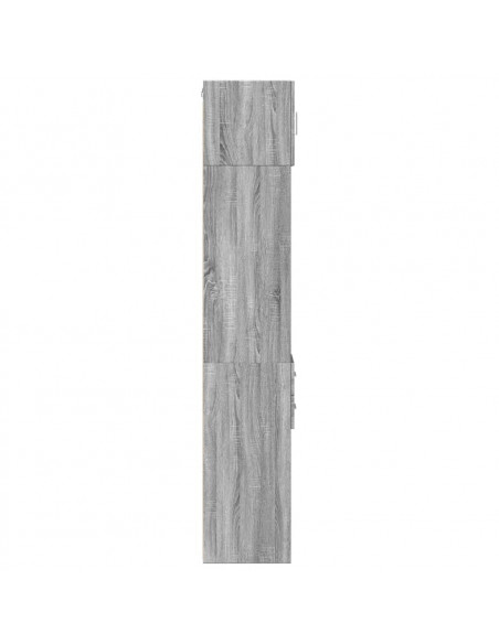 Mobile Sottile Grigio Sonoma 30x42,5x225 cm in Truciolato