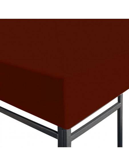 Copertura Superiore Gazebo 310g/m² 3x3 m Terracotta