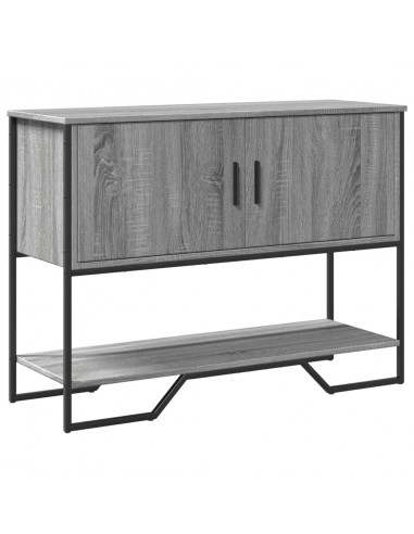 Tavolo Consolle Grigio Sonoma 100x35x74,5 cm in Truciolato