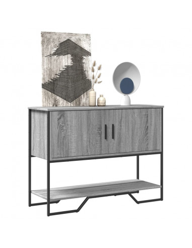 Tavolo Consolle Grigio Sonoma 100x35x74,5 cm in Truciolato