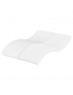 Materasso in Schiuma Bianco 120x210 cm Durezza H2 H3 2