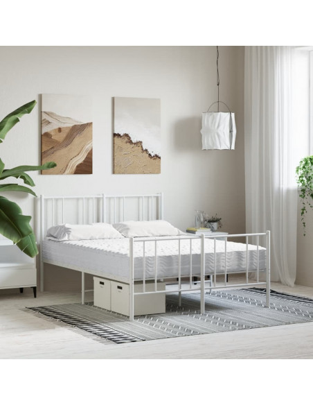 Materasso in Schiuma Bianco 120x210 cm Durezza H2 H3