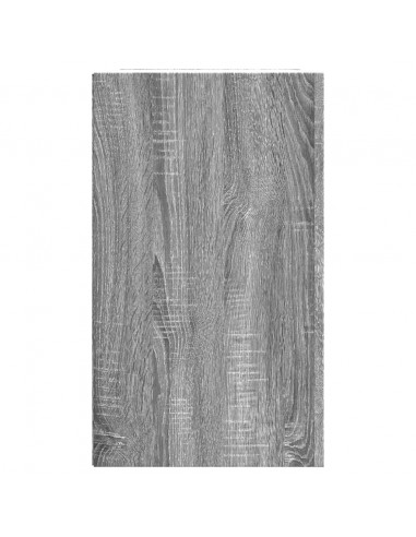 Armadietto a Muro Grigio Sonoma 75x35x60 cm in Truciolato