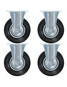 Rotelle Fisse 4 pz 125 mm 2