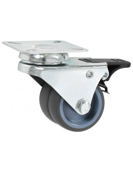 Ruote Girevoli Gemellate 16 pz 50 mm