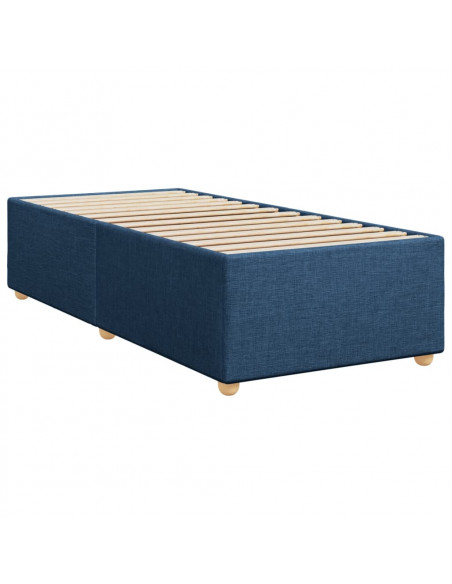 Giroletto a Molle con Materasso Blu 90x200 cm inTessuto