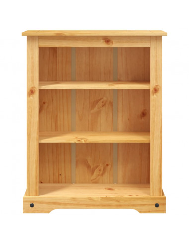 Libreria a 3 Ripiani Pino Messicano Corona Range 81x29x100 cm