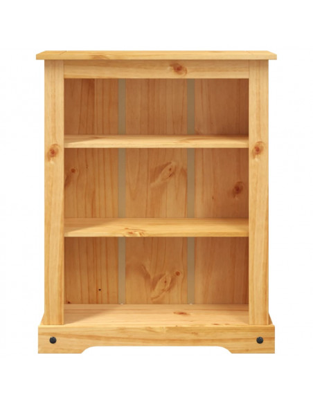 Libreria a 3 Ripiani Pino Messicano Corona Range 81x29x100 cm