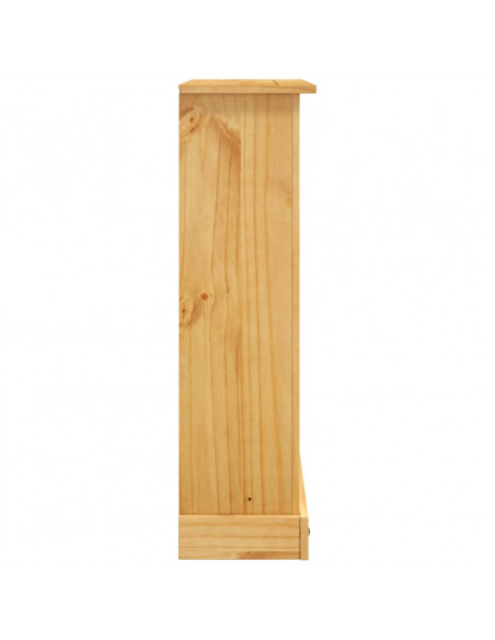 Libreria a 3 Ripiani Pino Messicano Corona Range 81x29x100 cm