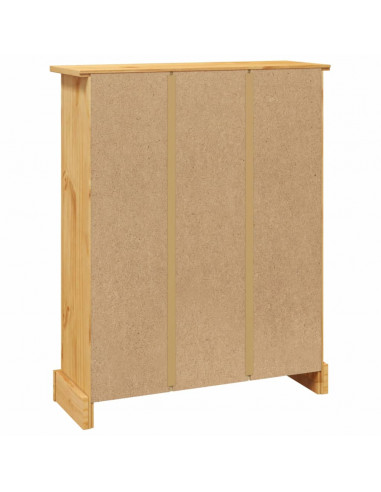 Libreria a 3 Ripiani Pino Messicano Corona Range 81x29x100 cm