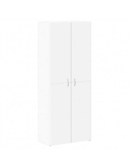 Schedario Bianco 60x32x153 cm in Truciolato