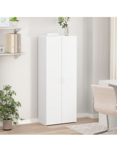 Schedario Bianco 60x32x153 cm in Truciolato