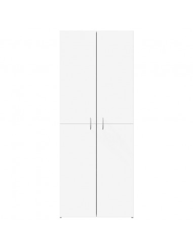 Schedario Bianco 60x32x153 cm in Truciolato