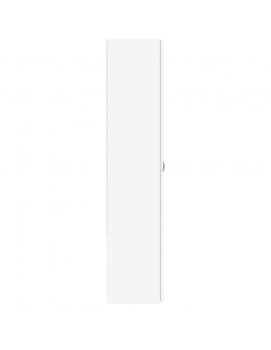 Schedario Bianco 60x32x153 cm in Truciolato