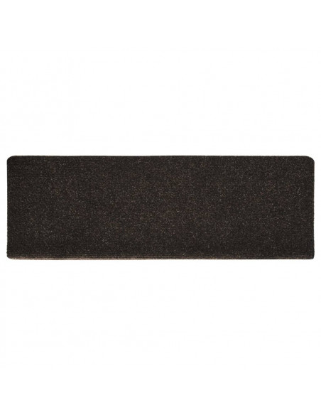 Tappetini per Scale Tessuto Agugliato 15 pz 65x21x4 cm