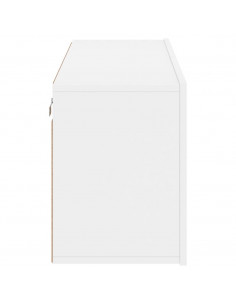 Mobile TV a Parete Bianco 100x30x41 cm 2