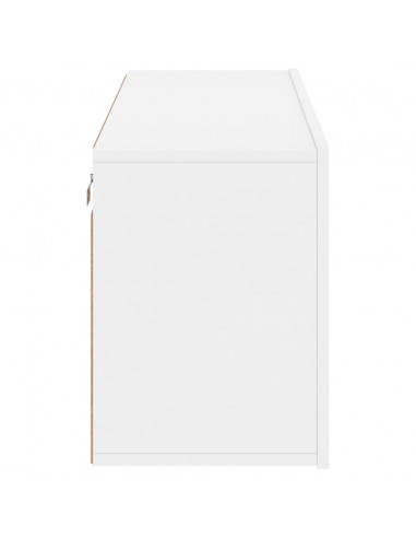 Mobile TV a Parete Bianco 100x30x41 cm