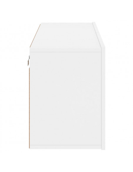 Mobile TV a Parete Bianco 100x30x41 cm