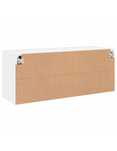 Mobile TV a Parete Bianco 100x30x41 cm