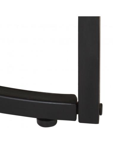 Tavolini Laterali 3 pz in Legno di Mango Grezzo