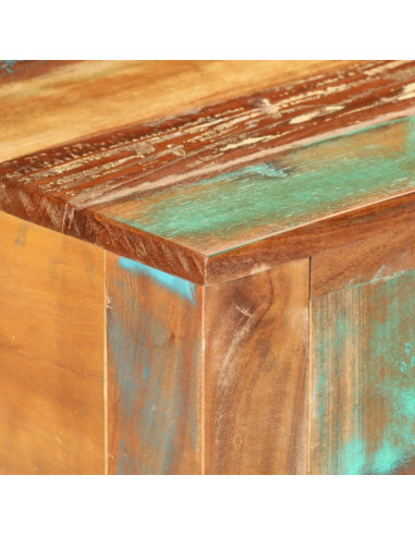 Tavolo Consolle 110x30x75 cm in Legno Massello di Recupero