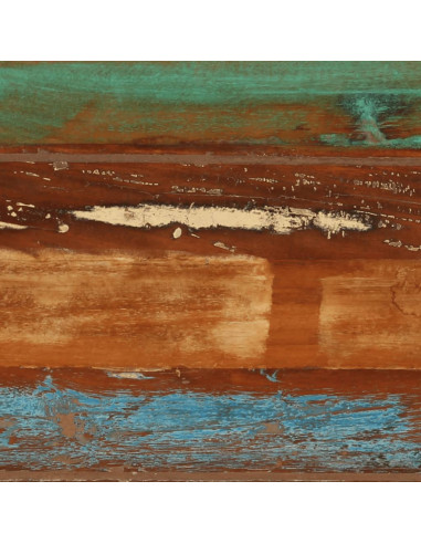 Tavolo Consolle 110x30x75 cm in Legno Massello di Recupero