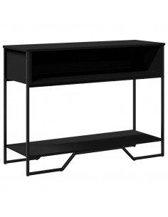 Tavolo Consolle Nero 100x35x74,5 cm in Truciolato 2