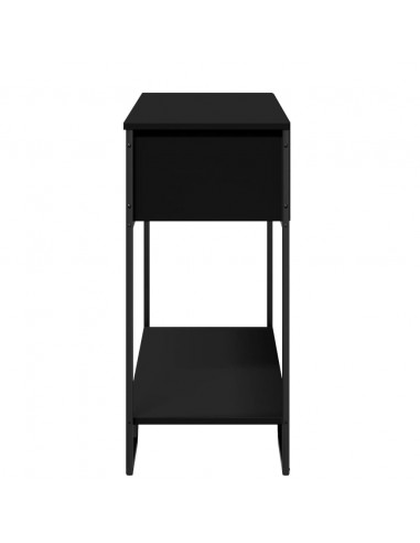 Tavolo Consolle Nero 100x35x74,5 cm in Truciolato