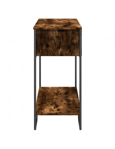 Tavolo Consolle Rovere Fumo 100x35x74,5 cm in Truciolato