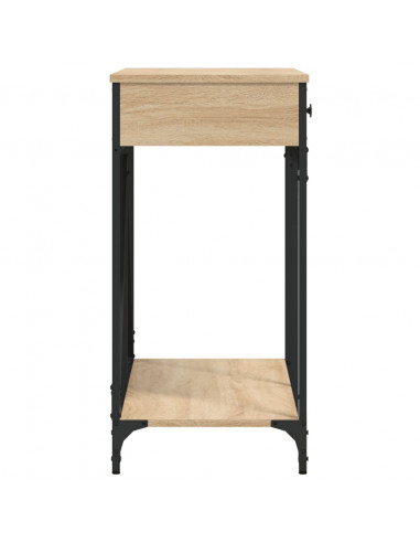Tavolo Consolle Rovere Sonoma 100x39x78,5 cm Legno Multistrato